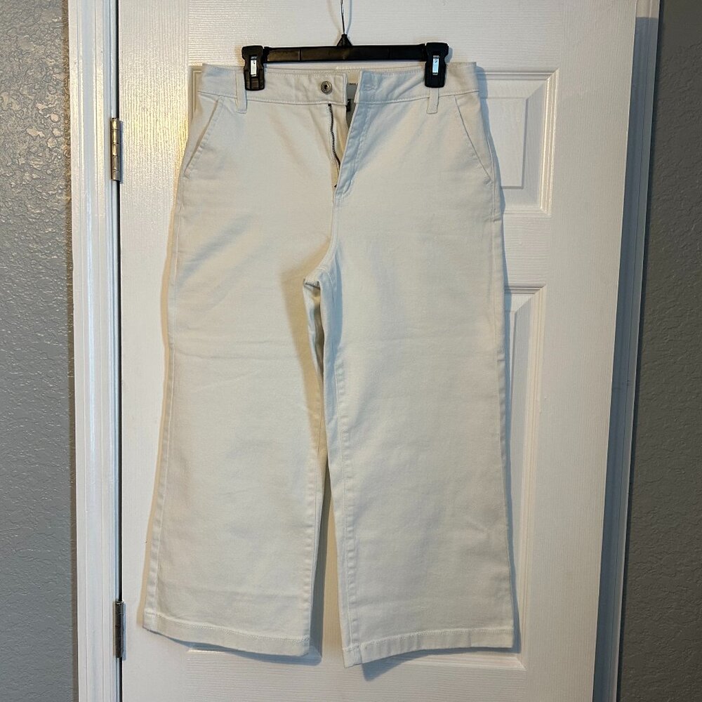 Style & Co. Women's Cropped Jeans in Off-White/Cream